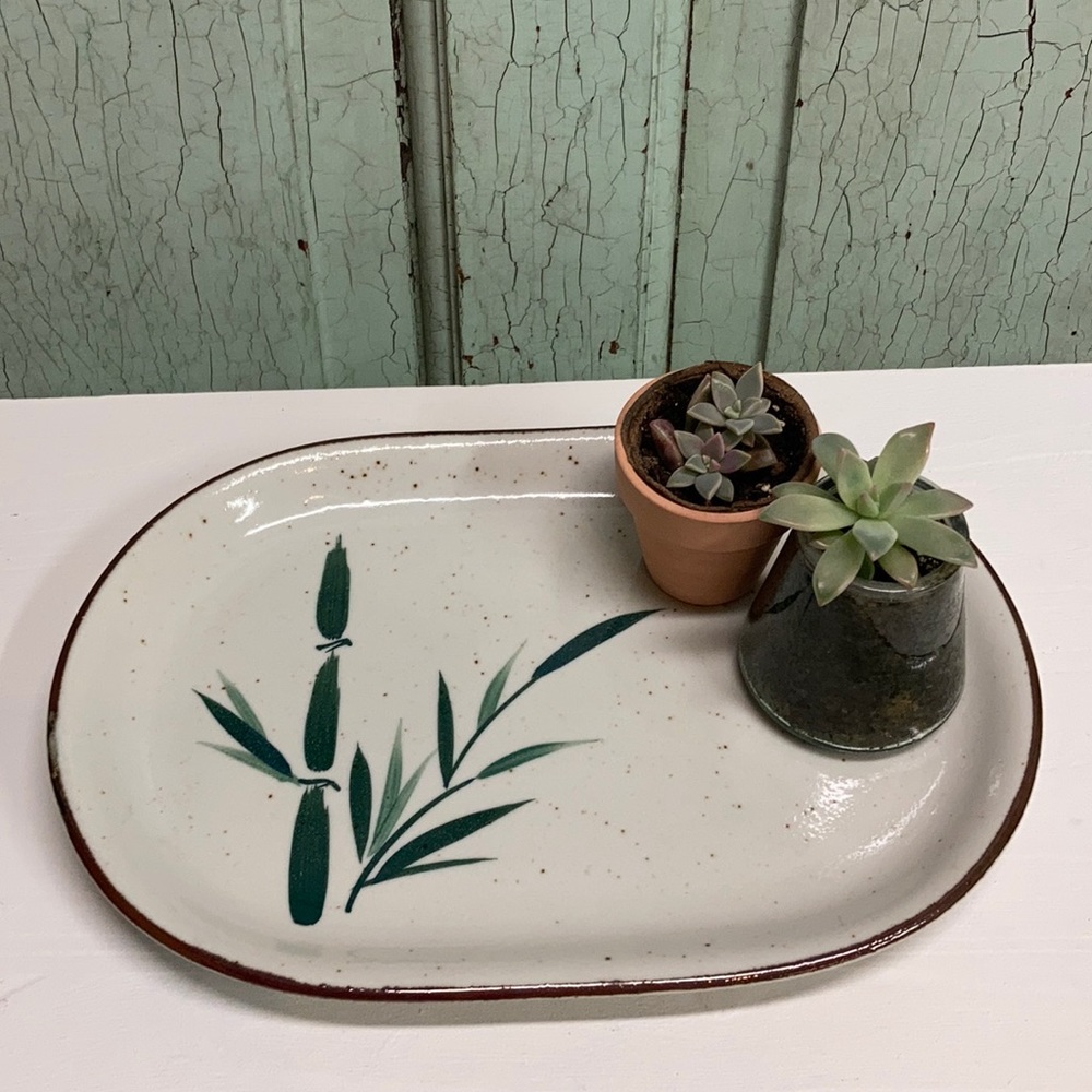 Boho Vintage MCI Japan Oval Platter/Tray